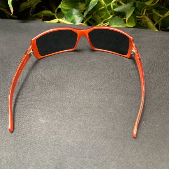 Italian Bollé Bolle Orange Tangerine Sunglasses Case Silk Cleaning Cloth Glam - Picture 3 of 14